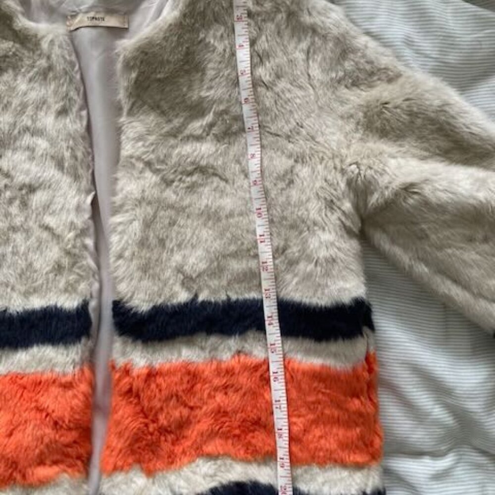 Fuzzy cropped jacket - Picture 3 of 11